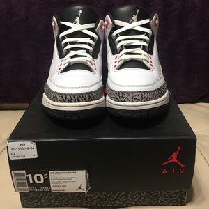 AIR JORDAN 3 RETRO "INFRARED 23" Size 10.5